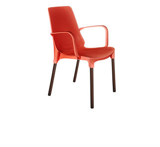 Обеденный стул SHT-ST76/S424 (красный/коричневый муар) в Курске