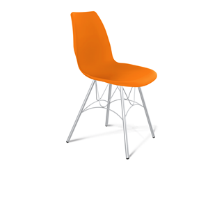 Обеденный стул SHT-ST29/S100 (оранжевый ral2003/хром лак) в Курске