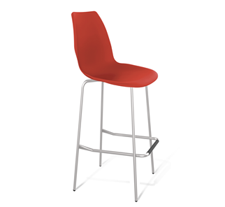Барный стул SHT-ST29/S29 (красный ral 3020/хром лак) в Курске - предосмотр