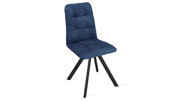 Кухонный стул Аспен К2 (Черный муар/Микровелюр Wellmart Blue) в Курске