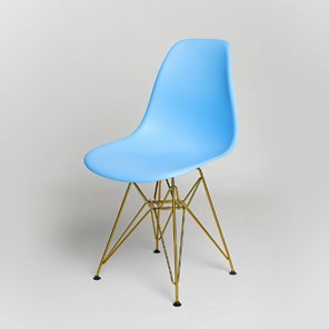 Кухонный стул DSL 110 Gold (голубой) в Курске