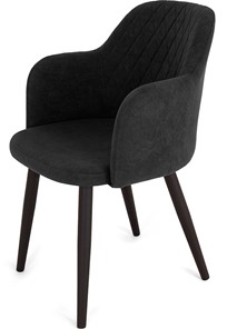 Обеденный стул Эспрессо-1, ноги черные круглые XXL (R38)/велюр T190 Горький шоколад в Курске