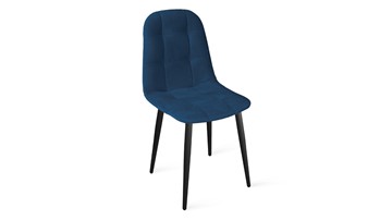 Обеденный стул Райс К1С (Черный муар/Велюр Confetti Blue) в Курске