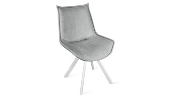 Обеденный стул Тейлор Исп. 2 К2 (Белый матовый/Микровелюр Jercy Silver) в Курске