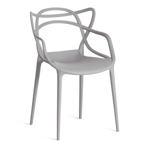 Стул кухонный Cat Chair (mod.028) пластик, 54,5*56*84 серый, арт.13276 в Курске