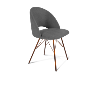 Обеденный стул SHT-ST34 / SHT-S37 (платиново-серый/медный металлик) в Курске