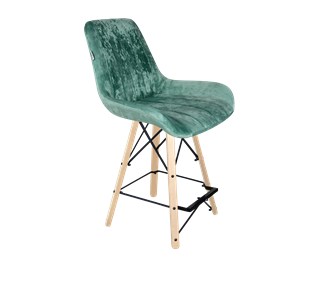 Полубарный стул SHT-ST37 / SHT-S80-1 (зеленый чай/прозрачный лак/черный) в Курске
