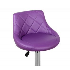 Барный стул Комфорт с мягкой спинкой WX-2396 экокожа фиолетовый в Курске - предосмотр 2
