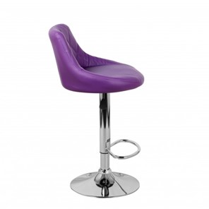 Барный стул Комфорт с мягкой спинкой WX-2396 экокожа фиолетовый в Курске - предосмотр 3