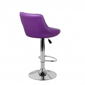 Барный стул Комфорт с мягкой спинкой WX-2396 экокожа фиолетовый в Курске - предосмотр 4