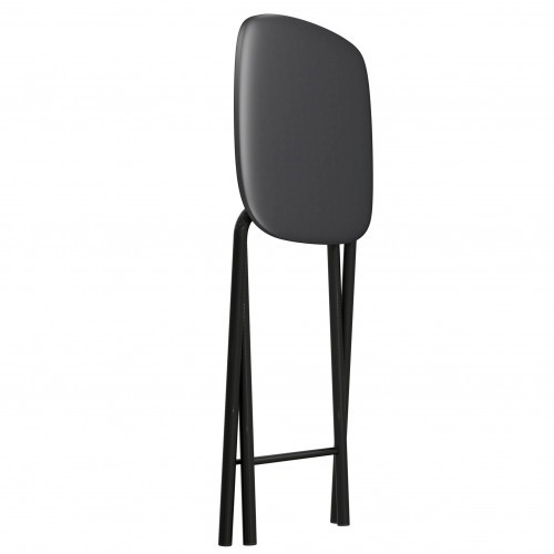 Табурет кухонный Складной СРП-013КВ (квадратное сиденье) Эмаль, черный в Курске - изображение 1