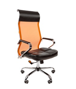 Кресло CHAIRMAN 700 сетка, цвет оранжевый в Курске