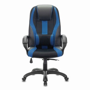 Компьютерное кресло Brabix Premium Rapid GM-102 (экокожа/ткань, черное/синее) 532106 в Курске