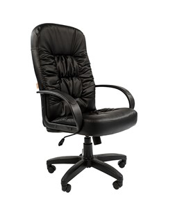 Кресло офисное CHAIRMAN 416, экокожа, цвет черный в Курске