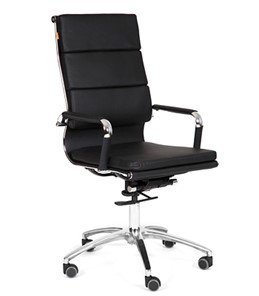Офисное кресло CHAIRMAN 750 экокожа черная в Курске