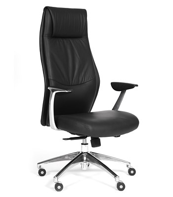 Кресло CHAIRMAN Vista Экокожа премиум черная в Курске - изображение