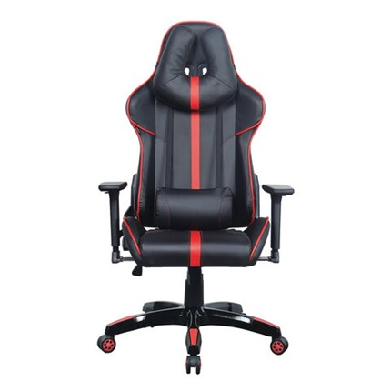 Компьютерное кресло Brabix GT Carbon GM-120 (две подушки, экокожа, черное/красное) 531931 в Курске - изображение