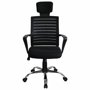 Офисное кресло Brabix Victory MG-016 (подголовник, хром, черное) 531924 в Курске
