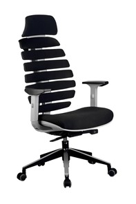 Компьютерное кресло Riva Chair SHARK (Черный/серый) в Курске