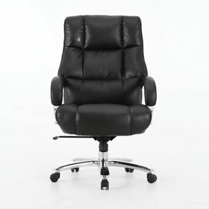 Офисное кресло Brabix Premium Bomer HD-007 (рециклированная кожа, хром, черное) 531939 в Курске