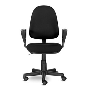 Кресло офисное Brabix Prestige Ergo MG-311 (регулируемая эргономичная спинка, ткань, черное) 531872 в Курске