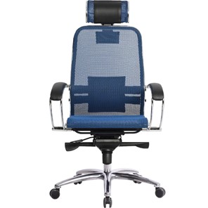Кресло компьютерное Samurai S-2.04, синий в Курске - предосмотр 2
