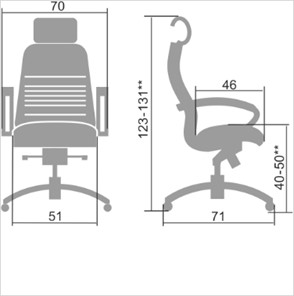 Офисное кресло Samurai KL-2.04, бежевый в Курске - предосмотр 1