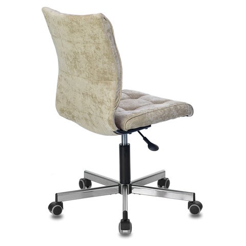 Офисное кресло Brabix Stream MG-314 (без подлокотников, пятилучие серебристое, ткань, песочное) 532396 в Курске - изображение 2