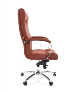 Офисное кресло CHAIRMAN 480 Экокожа Terra 111 (коричневая) в Курске - предосмотр 2