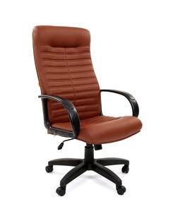 Компьютерное кресло CHAIRMAN 480 LT, экокожа, цвет коричневый в Курске