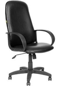 Кресло компьютерное CHAIRMAN 279, экокожа, цвет черный в Курске
