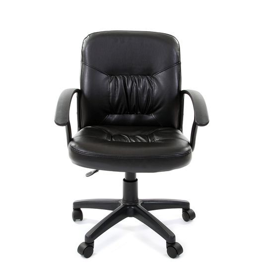 Офисное кресло CHAIRMAN 651 ЭКО черное в Курске - изображение 1