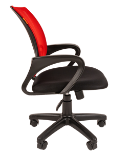 Кресло компьютерное CHAIRMAN 696 black Сетчатый акрил DW69 красный в Курске - предосмотр 1