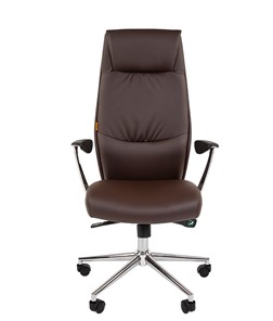 Компьютерное кресло CHAIRMAN Vista Экокожа премиум коричневая (vista) в Курске - предосмотр 3