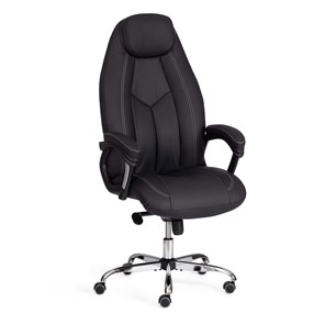 Кресло компьютерное BOSS Lux, кож/зам, черный, арт.21151 в Курске