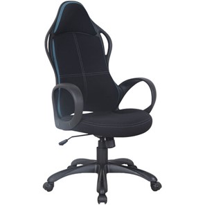 Кресло Brabix Premium Force EX-516 (ткань, черное/вставки синие) 531572 в Курске
