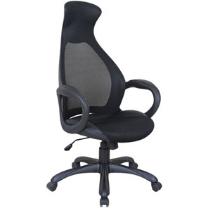 Компьютерное кресло Brabix Premium Genesis EX-517 (пластик черный, ткань/экокожа/сетка черная)   531574 в Курске