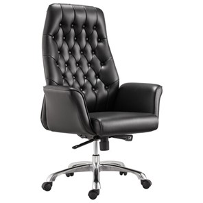 Кресло офисное BRABIX PREMIUM "Legacy EX-750", синхромеханизм, алюминий, экокожа, черное, 532492 в Курске - предосмотр