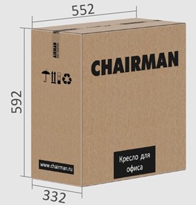 Офисное кресло CHAIRMAN 651 ЭКО черное в Курске - предосмотр 4
