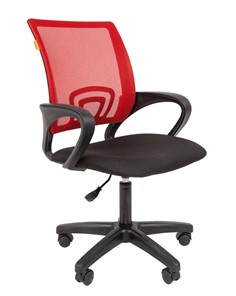 Компьютерное кресло CHAIRMAN 696 black LT, красное в Курске