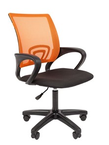 Кресло CHAIRMAN 696 black LT, оранжевый в Курске