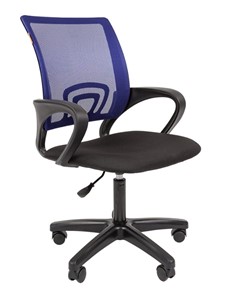 Кресло офисное CHAIRMAN 696 black LT, синий в Курске