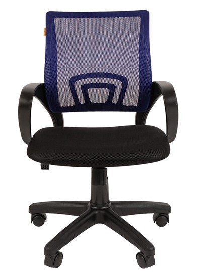 Кресло компьютерное CHAIRMAN 696 black Сетчатый акрил DW61 синий в Курске - изображение 1