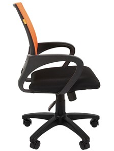 Кресло компьютерное CHAIRMAN 696 black Сетчатый акрил DW66 оранжевый в Курске - предосмотр 5