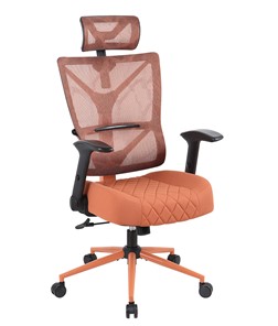 Кресло офисное CHAIRMAN CH566 сетчатый акрил оранжевый / полиэстер оранжевый в Курске