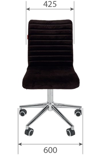 Кресло офисное CHAIRMAN 020, черное экокожа в Курске - изображение 1