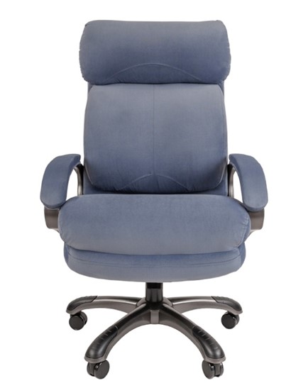 Кресло CHAIRMAN HOME 505, велюр голубое в Курске - изображение 3