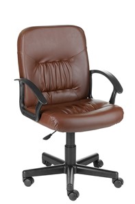 Офисное кресло Чат кожзам коричневый в Курске - предосмотр