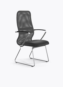 Кресло офисное Ergolife Sit 8 B2-9K - X1+Extra (Св.серый-Черный) в Курске