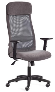 Офисное кресло PROFIT PLT флок/ткань, серый, 29/W-12, арт.20537 в Курске